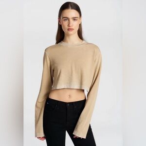 Cotton Citizen Tokyo L/S Crop Small EUC